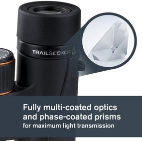 img 1 attached to Celestron TrailSeeker ED 8x42 Binoculars: Compact for Birdwatching & Outdoor Activities with ED Objective Lenses & Fully Multi-coated Optics