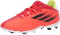 👟 adidas speedflow 3 ground soccer yellow girls' athletic shoes: optimal performance for the field logo