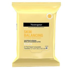 img 4 attached to Neutrogena Nourishing Micellar Cleansing Cloths with Vitamin E & Pro-Vitamin B5, Paraben-Free, Hypoallergenic, 25 Count