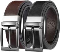 genuine leather reversible e01brown men's accessories by cieora: unparalleled style and quality logo