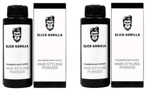 img 3 attached to 🐵 Гель для укладки волос Slick Gorilla с текстурирующим эффектом: Две упаковки для объемного матового эффекта (2 x 0,70 унции / 20 г)