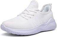 👟 pamray women's running sports athletic gym sneakers - tennis shoes for efficient performance logo