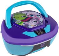 🐾 sakar cr1-01081 littlest pet shop cd boombox: your ideal musical companion for little pet lovers logo