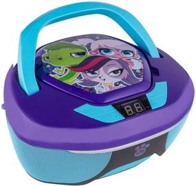 img 4 attached to 🐾 Sakar CR1-01081 Littlest Pet Shop CD Boombox: Your Ideal Musical Companion for Little Pet Lovers