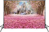 🌸 captivating spring-themed photography backdrop with enchanting pink woods and floral props - perfect for princess girls' photo booth or studio shoots (6.5x5ft, w-314) logo