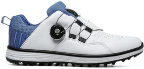 img 3 attached to CYGGOLF Waterproof Spikeless Anti Skid White Red