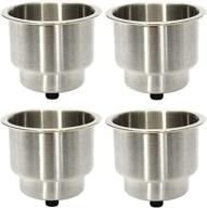 marinebaby stainless steel cup holder with drain for marine, boat, rv, and camper логотип