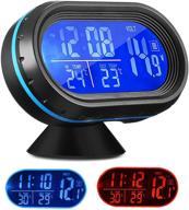 🕰️ ytdtkj vst 7009v: smart digital vehicular clock with thermometer, voltmeter & backlight logo