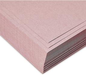 img 1 attached to 🎨 Mauve Pink Metallic Craft Paper for Scrapbooking - 8.5 x 11 Inches, 96 Sheets