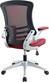 img 1 attached to 🪑 Burgundy Modway Attainment Office Chair: Enhanced Comfort and Style for Productive Workspaces