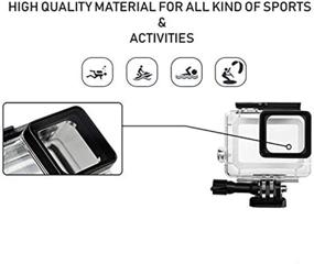 img 2 attached to 📷 RAXPY Gopro Hero 5, 6, and 7 Black Protective Housing: Durable Shell Case Accessory with Quick Pull Movable Socket