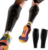 🏃 emerge calf compression sleeves for runners - compression sleeves for shin splints, leg pain, & blood circulation - men & women logo