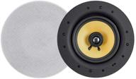 🔊 monoprice caliber 60w 6.5in ceiling speakers with fiber 2-way and bluetooth - powered logo