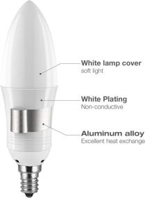 img 2 attached to 🔌 Yiizon LED Candelabra Bulb, Non-Dimmable, Industrial Electrical, Incandescent Equivalent