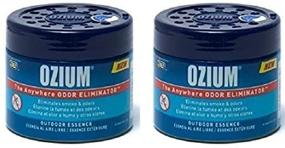 img 1 attached to 🌬️ Ozium Smoke & Odor Eliminator Gel - 4.5oz (127g) - Home, Office, Car Air Freshener - Outdoor Essence Scent - Pack of 2