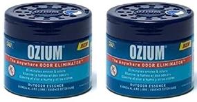img 2 attached to 🌬️ Ozium Smoke & Odor Eliminator Gel - 4.5oz (127g) - Home, Office, Car Air Freshener - Outdoor Essence Scent - Pack of 2
