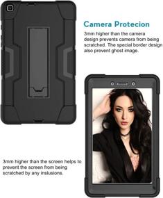 img 1 attached to 📱 Cantis Galaxy Tab A 8.0 2019 Case - Heavy Duty Shockproof Rugged Protection for SM-T290/T295, Black