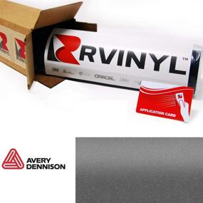 img 4 attached to Avery Dennison SW900 845-M Матовая металлическая угольная шпалера Supreme Wrapping Film Виниловая пленка рулон для обтяжки автомобиля - (12")