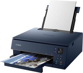 img 2 attached to 🖨️ TS6320 All-In-One Wireless Color Printer by Canon - Copier, Scanner, Mobile Printing | Navy | Compatible with Alexa