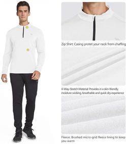 img 1 attached to 🏃 Baleaf Men's Active Thermal Running T-Shirts: Optimal Clothing for an Active Lifestyle