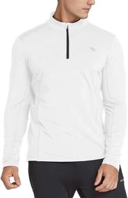 img 3 attached to 🏃 Baleaf Men's Active Thermal Running T-Shirts: Optimal Clothing for an Active Lifestyle
