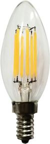 img 3 attached to Candelabra Filament Dimmable Equivalent Incandescent