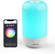 🌈 nexigo smart table lamp for bedrooms - dimmable rgbw with warm white light (2000k-6500k), memory function, alexa & google assistant compatible, touch & voice control, app control логотип