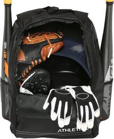 img 2 attached to 🎒 Versatile Athletico Youth Baseball Bag: Bat Backpack for Baseball, T-Ball & Softball Gear – Holds Bat, Helmet, Glove with Convenient Fence Hook