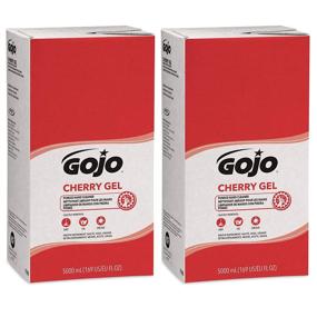 img 4 attached to 🍒 Гель для рук с помощью GOJO Cherry Gel Pumice - аромат вишни, 5000 мл, заправка для дозатора GOJO PRO TDX в стиле нажатия (набор из 2 штук) - 7590-02