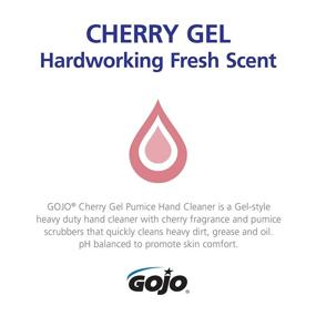 img 1 attached to 🍒 Гель для рук с помощью GOJO Cherry Gel Pumice - аромат вишни, 5000 мл, заправка для дозатора GOJO PRO TDX в стиле нажатия (набор из 2 штук) - 7590-02