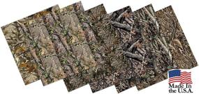 img 2 attached to 🎨 Craftopia Vinyl Camo Self Adhesive Assorted Vinyl Sheets (6+1 Pack) - Realistic Camouflage for Cricut, Silhouette Cameo, Craft Cutters, Plotters, Letters, Decals (11.75"x11.75")