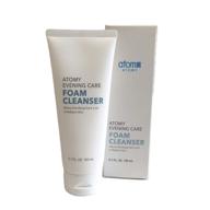 🌙 revitalize your skin with atomy evening care foam cleanser logo