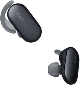 img 2 attached to 🎧 Ultimate Workout Companion: SONY WF-SP900 Sports Wireless Headphones in Black (International Version)