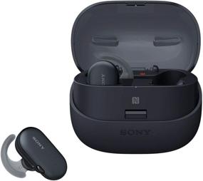 img 1 attached to 🎧 Ultimate Workout Companion: SONY WF-SP900 Sports Wireless Headphones in Black (International Version)