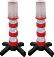 highly visible electriduct road emergency beacon led flare kit with storage case - red logo
