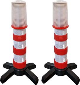 img 3 attached to Highly Visible Electriduct Road Emergency Beacon LED Flare Kit with Storage Case - Red