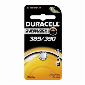 img 1 attached to 🔋 Durable Duracell D389/390PK09 Silver Oxide Electronic Watch Battery, 389/390 Size, 1.55V, 70 mAh Capacity (Pack of 6) – Long-lasting Power Solution for Electronic Watches