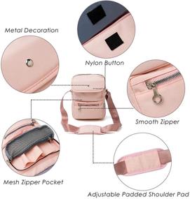 img 1 attached to 👜 Versatile and Stylish Crossbody Bag for Women: JOSEKO Multi-Pocketed Nylon Shoulder Bag Purse Travel Passport Bag Messenger Bag