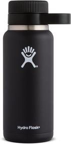 img 4 attached to 32 oz Hydro Flask Black Beer Growler - Stainless Steel, Vacuum Insulated, Easy-Carry Handle