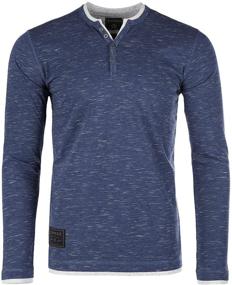 img 4 attached to ZIMEGO Mens Henley Shirts ZG ZGLS247 Men's Clothing and Shirts