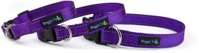 img 2 attached to 🐶 Wagtime Club Classic Reflective Dog Collar - Available in 6 Vibrant Colors - Leash Sold Separately