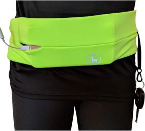 img 4 attached to 🏃 Adjustable Running Belt by Goat In Boots with Key Clip, Compatible with Android/iPhones. Unisex. Ideal for Gym, Workouts, Exercise, Cycling, Walking, Jogging, Sport, Travel & Outdoor Activities