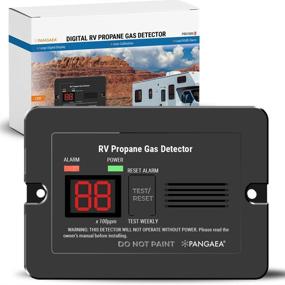 img 4 attached to 🔥 PANGAEA RV Propane Gas Alarm: Advanced 12V LP Gas Detector for Trailer & Motorhome Safety - 85dB Loud Alarm - Surface Mount (Black)