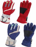 🧤 winter waterproof gloves with fleece lining - essential cold weather boys' accessories logo