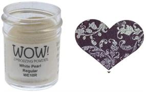 img 2 attached to WOW Embossing Powder 15ml - White Pearl: Enhance Your Projects with this Stunning Glossy Finish