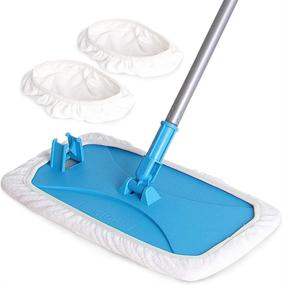 img 3 attached to 🧹 Efficient Cleaning with MR.SIGA Large Surface Microfiber Mop - Comes with 2 Free Refills!