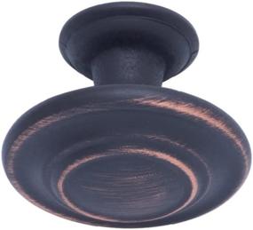 img 3 attached to 🔘 10-Pack Oil Rubbed Bronze Top Ring Cabinet Knob – 1.25-inch Diameter by Amazon Basics