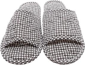 img 3 attached to House Slippers Women Washable Houndtooth