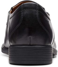 img 2 attached to 👞 Dark Leather Men's Shoes - Clarks Whiddon Step