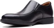 👞 dark leather men's shoes - clarks whiddon step logo